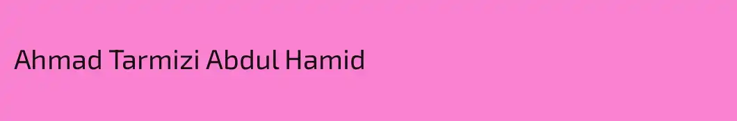 Ahmad Tarmizi Abdul Hamid